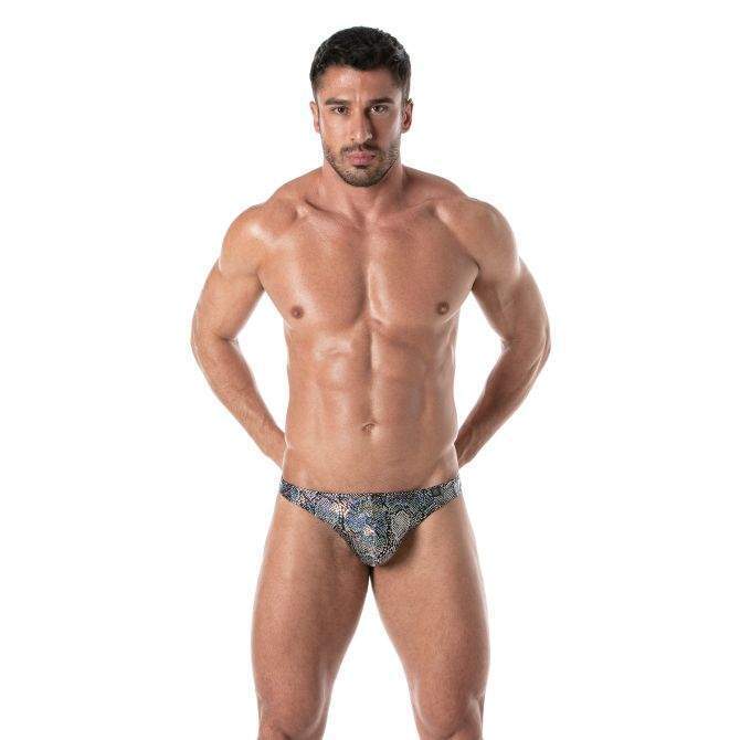 TOF PARIS Swim-Thongs Splendid Ultra-Light Swimwear Silver