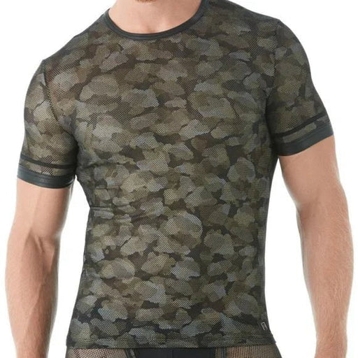 XL Camo Kit Gregg Homme Mesh T-Shirt and Thong 143007-004 MX5