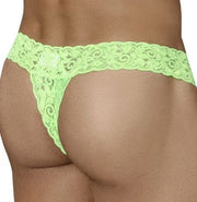 XL CandyMan Thong Peek a Boo Lightweight Green 99316 33