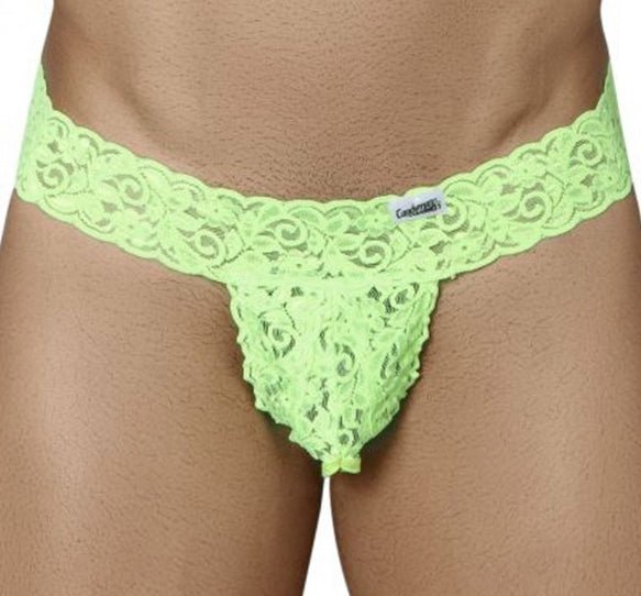 XL CandyMan Thong Peek a Boo Lightweight Green 99316 31