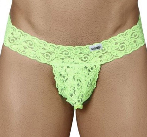 XL CandyMan Thong Peek a Boo Lightweight Green 99316 31