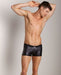 XL GREGG HOMME ROCKSTAR STUDDED LEATHER LOOK BOXER BRIEF 110005 96