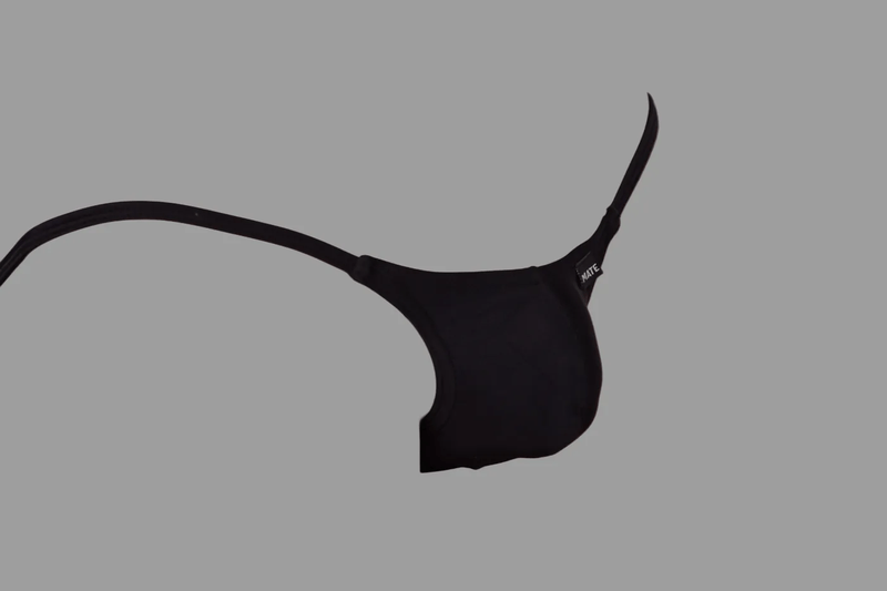 Xl Mate Tanning Brazilian style Micro Bikini Black 34/36'' 37