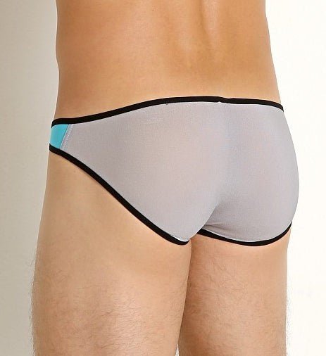 XS Gregg Homme Brief Super - Ero Slip Hyperstretch Grey Blue 160303 972