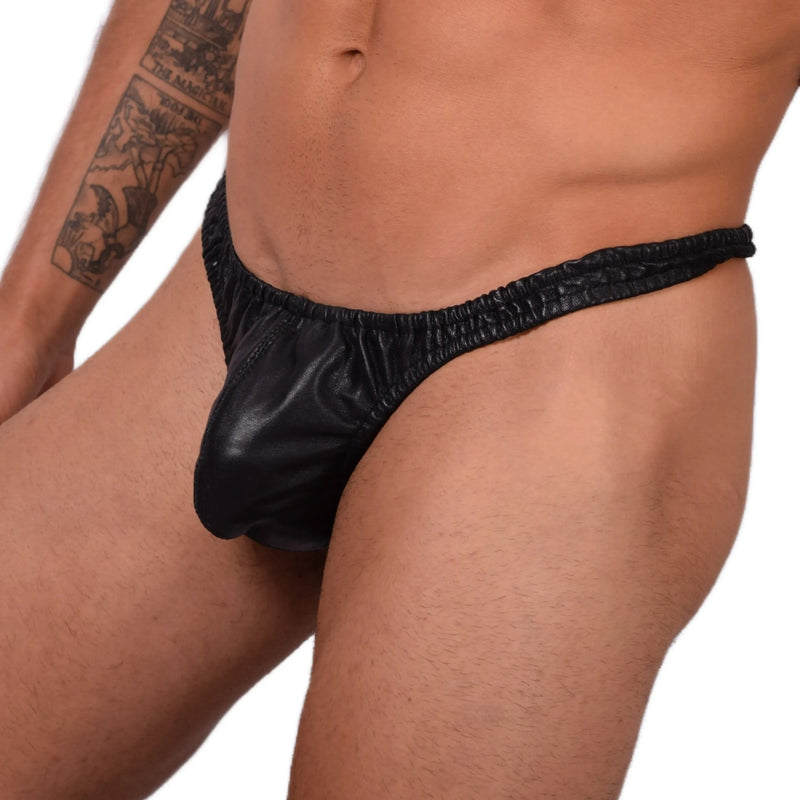 XS SMU Sensual Black Thong 33616 MX142