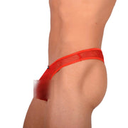 XS SMU Sensual C - Thru Red Thong 33852 MX172
