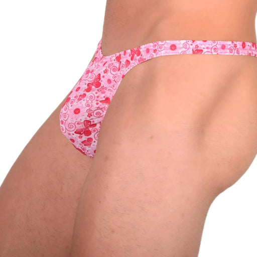 XS SMU Sensual Thong Floral Pink 33573 MX132