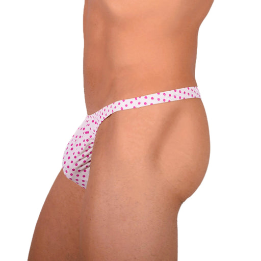 XS SMU Sexy White and Pink Thong 33859 MX172