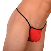 XS SMU Tanning Walking around sheer Red String MX19 340214