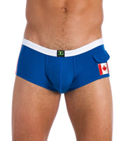 XS Swim - Brief GREGG HOMME Swimwear 3G Canada Flag Blue 95735 1364