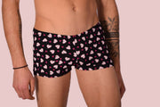 XS/S Mini Boxer SMU Hipster Flower Hearts 43120 MX122
