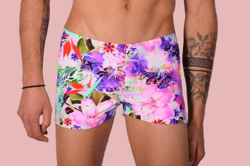 XS/S SMU Hipster Underwear Hot Flowers 43106 MX124