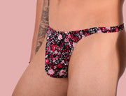 XS/S SMU Mens Flash Thong Flower Print 33457 MX112