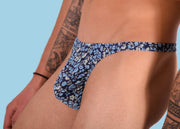 XS/S SMU Mens Flash Thong Flower Print 33458 MX113
