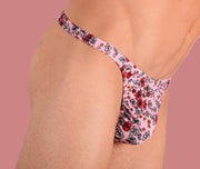 XS/S SMU Mens Flash Thong Flower Print 33459 MX112