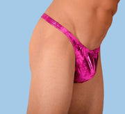 XS/S SMU Mens Flashy Pink Thong 33416 MX117