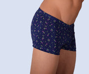 XS/S SMU Mens Hipster Underwear Black Roses 43113 MX121