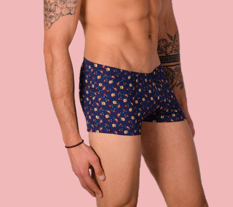 XS/S SMU Mens Hipster Underwear Flower Print 43115 MX123