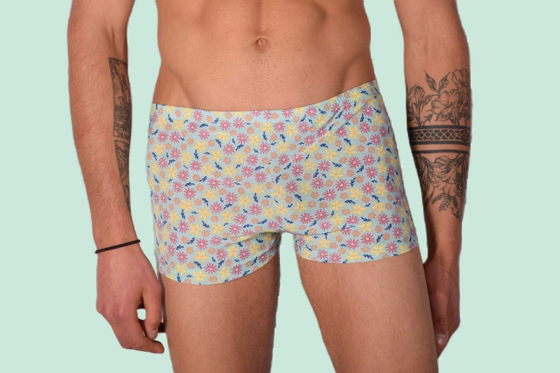XS/S SMU Mens Hipster Underwear Mint Print 43114 MX122