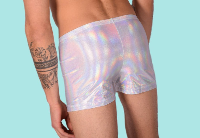 XS/S SMU Mens Hipster Underwear Silver Sparks 43152 MX124