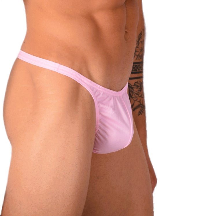 XS/S SMU Mens Pastel Pink Thong 33414 MX114