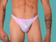 XS/S SMU Mens Super Soft Lime Flash Thong 33395 MX111