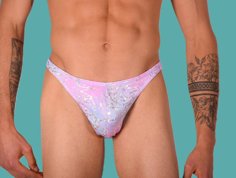 XS/S SMU Mens Super Soft Lime Flash Thong 33395 MX111