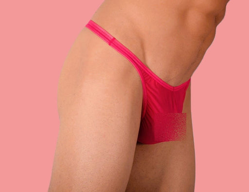 XS/S SMU Mens Super Soft Sheer Coral Thong 33399 MX111