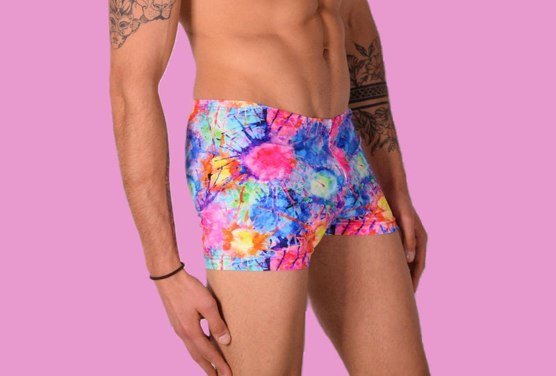 XS/S SMU Mens Swim Hipster Abstract 43147 MX124