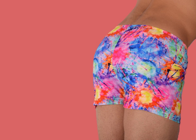 XS/S SMU Mens Swim Hipster Abstract 43147 MX125