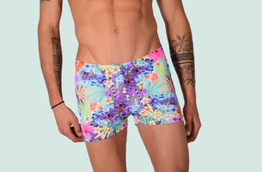 XS/S SMU Mens Swim Hipster Underwear Abstract 43148 MX121