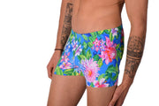 XS/S SMU Mens Swim Hipster Underwear Flowers 43140 MX122