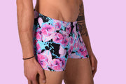 XS/S SMU Mens Swim Hipster Underwear ROSES 43127 MX128