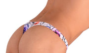 XS/S SMU Mens Thong Underwear 33482 PRINT MX115