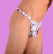 XS/S SMU Mens Thong Underwear 33482 PRINT MX116