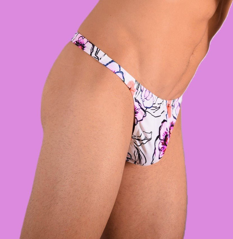 XS/S SMU Mens Thong Underwear 33482 PRINT MX116