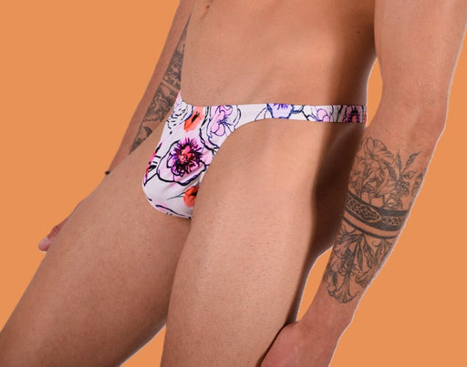 XS/S SMU Mens Thong Underwear 33482 PRINT MX112