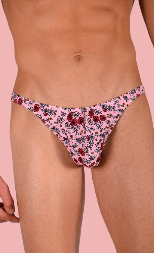 XS/S SMU Mens Thong Underwear 33485 PRINT MX112