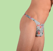 XS/S SMU Mens Thong Underwear 33488 PRINT MX111