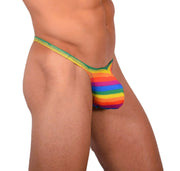 XS/S SMU Sensual Pride Rainbow Thong 33621 MX145