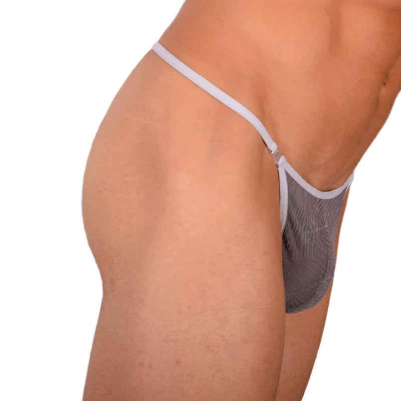 XS/S SMU Sexy Detachable Gray Thong MX20 340916