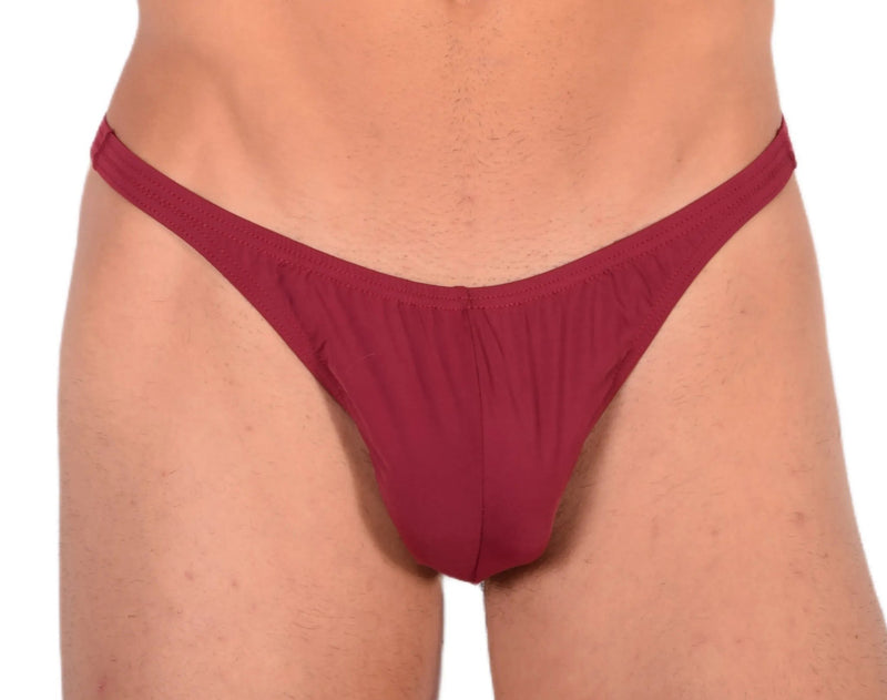 XS/S SMU Sexy Red Wine Thong 33516 MX135
