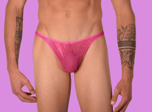 XS/S SMU Sheer Fuchsia Thong 33419 MX112