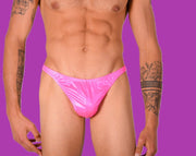 XS/S SMU Shiny Pink Thong 33384 MX113