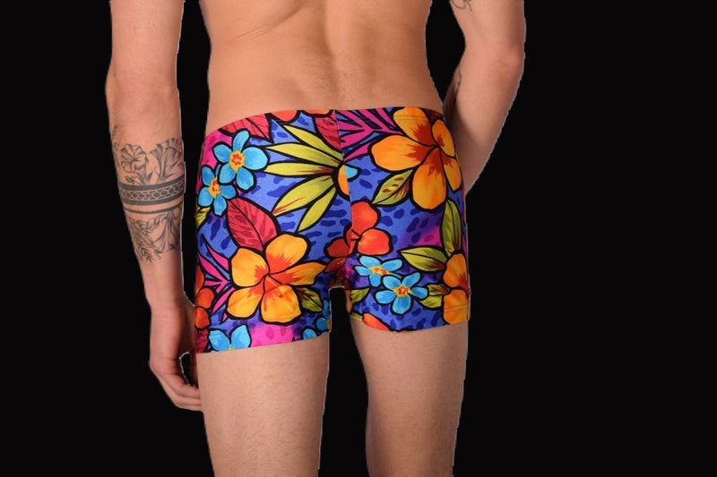 XS/S SMU Swim Hipster Underwear Hot Flowers 43108 MX124