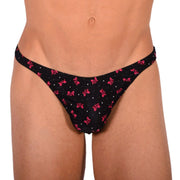 XS/S SMU Tanning Walking around Black Thong MX19 340431