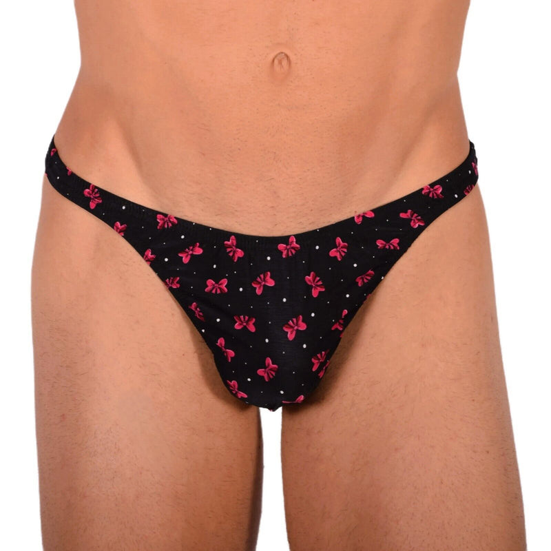 XS/S SMU Tanning Walking around Black Thong MX19 340431
