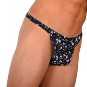 XS/S SMU Tanning Walking around Floral Thong MX19 340385