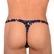 XS/S SMU Tanning Walking around Floral Thong MX19 340383