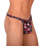XS/S SMU Tanning Walking around Floral Thong MX19 340414
